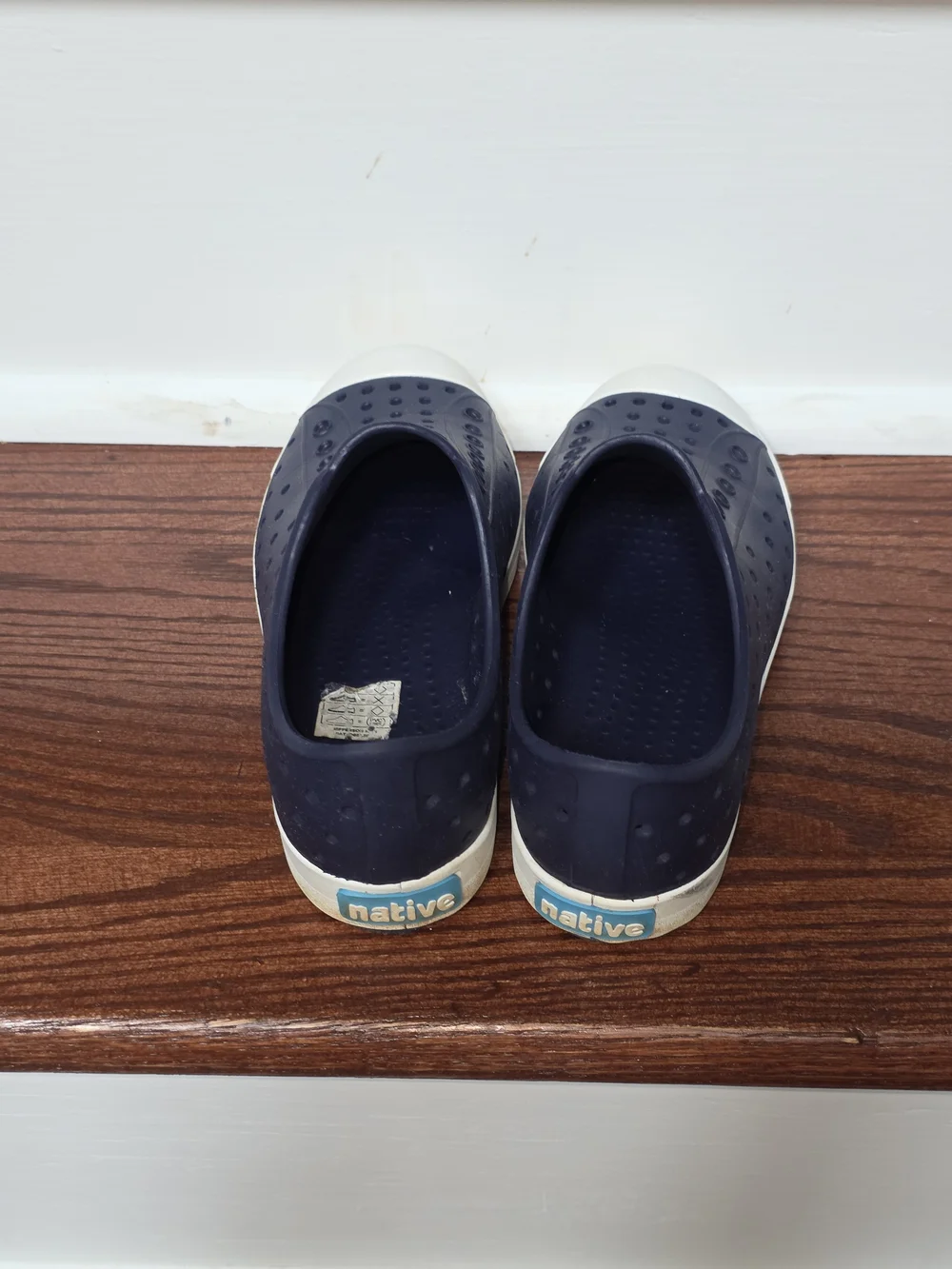 Native Jefferson Slip-On Sneakers in Navy Blue